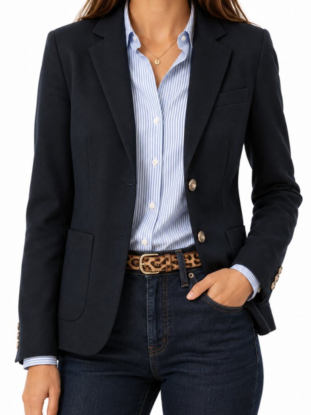 Gap The Academy Black Tailored Blazer Size 4